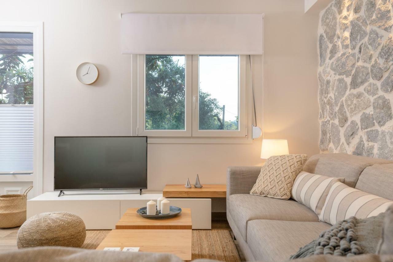 Rapanos Apartments Paleokastrítsa Eksteriør bilde